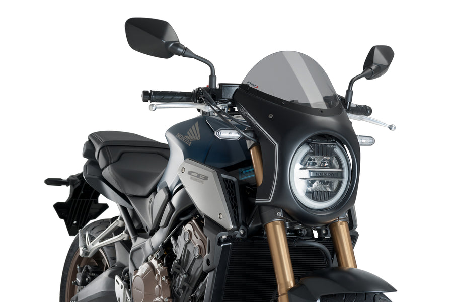 HONDA CB 650 R NEO SPORTS CAFE [2023] – Retro-Verkleidungscheibe – Schwarz