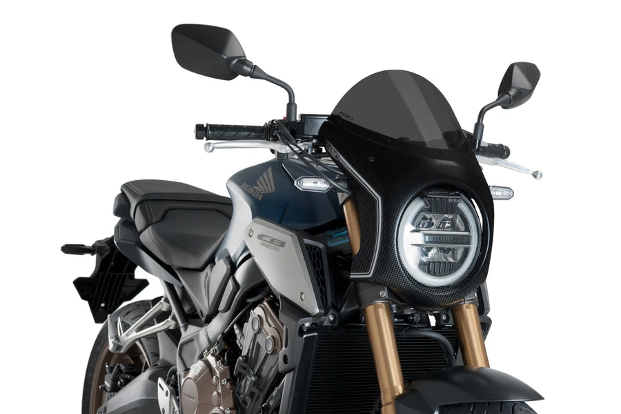 HONDA CB 650 R NEO SPORTS CAFE [2023] – Retro-Verkleidungscheibe – Schwarz