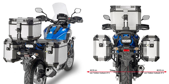 HONDA NC 750 [2016-2020] - Rurowy uchwyt kufra do Trekkera Outback