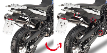 BMW F 700 GS [2013-2017] - Schnellverschluss-Seitenkofferhalter