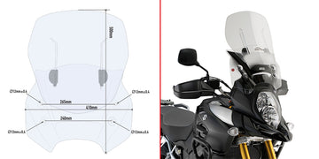 SUZUKI DL 1000 V STROM [2014-2016] - Spezifisches Schiebewindschild