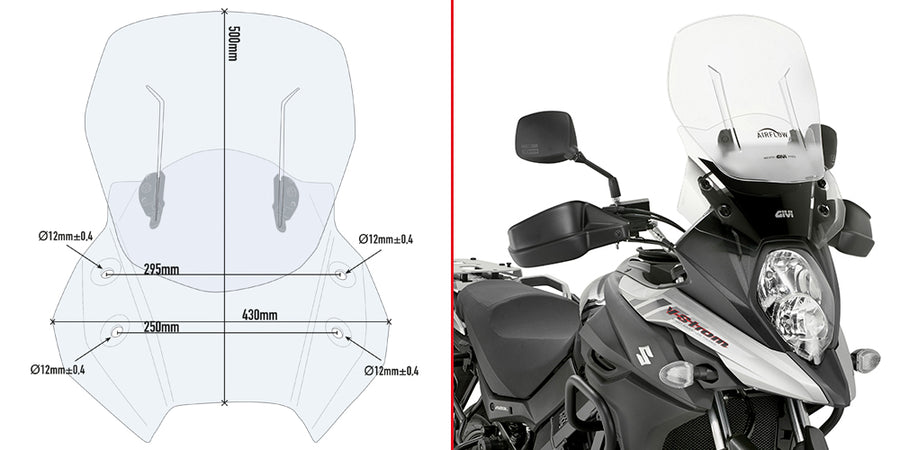 SUZUKI DL 650 V STROM [2017-2023] – esiklaas