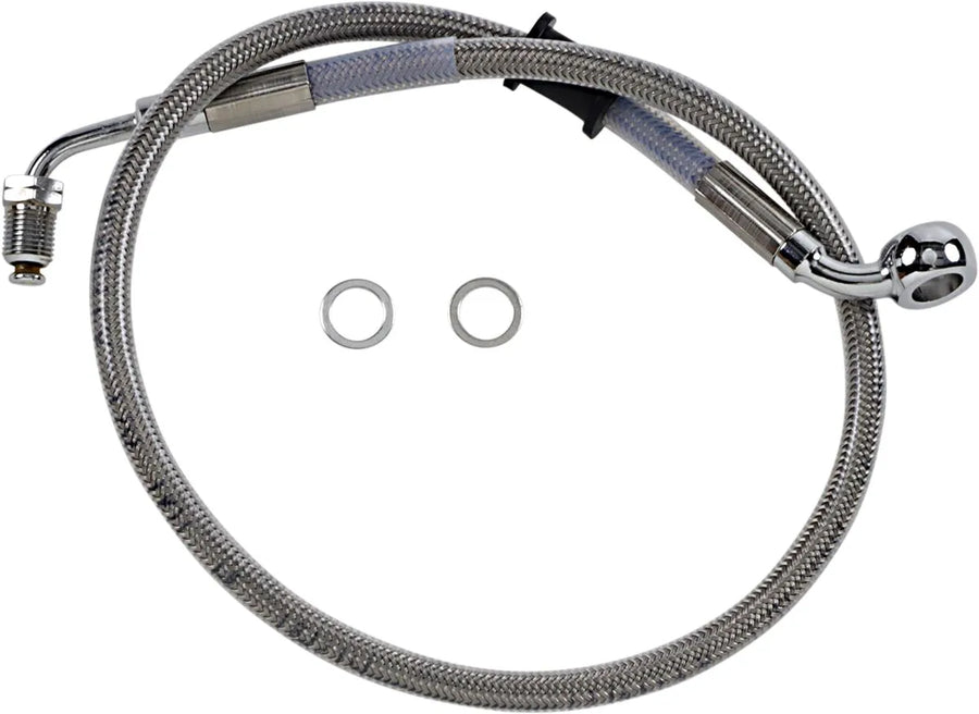 harley davidson flde [DRAG SPECIALTIES] - Kit durites de frein inox