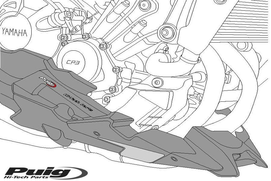 KAWASAKI Z 800 [2012-2016] - Спойлер двигателя