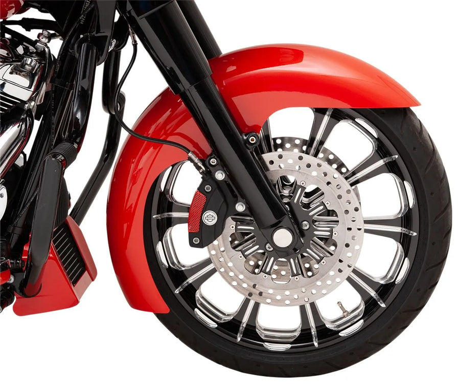 harley davidson dyna [KLOCK WERKS] - Hugger Series forskærm med monteringsklodser til Softail/Dyna