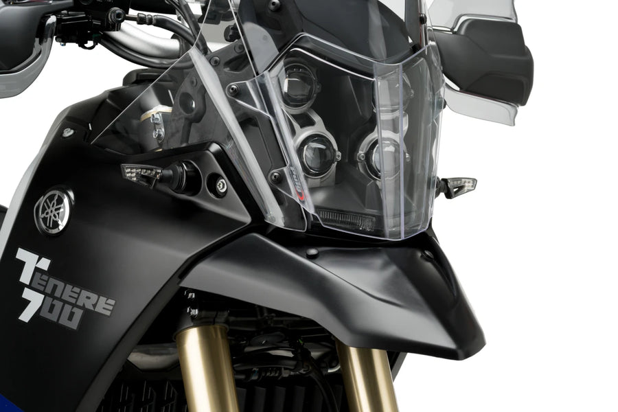 YAMAHA TENERE 700 EXPLORE EDITION [2025] – Forlygtebeskytter – Gennemsigtig