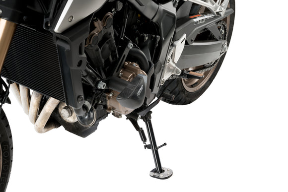 HONDA CBR 650 R [2025] – Fusstandverbreiterung mit Standardaufhängung – Schwarz