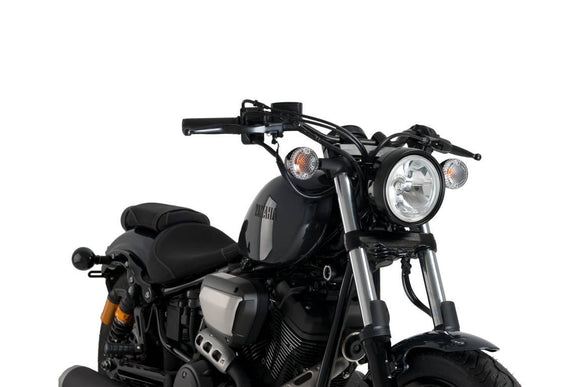 YAMAHA XV 950 R [2020] – Placa frontal de aluminio – plateada