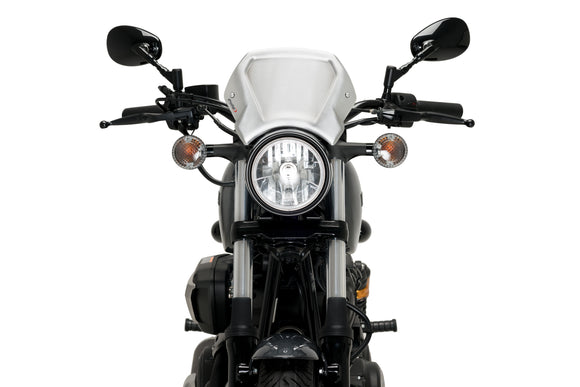 YAMAHA XV 950 R [2020] – Placa frontal de aluminio – plateada