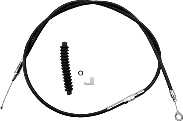 Harley Davidson Flhrxs [DRAG SPECIALTIES] – Hocheffizientes Kupplungsseil aus schwarzem Vinyl