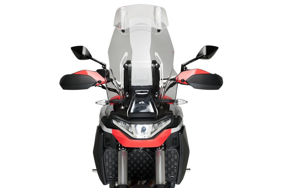 APRILIA TUAREG 660 RALLY [2025] – turistinis ekranas su spoileriu – skaidrus