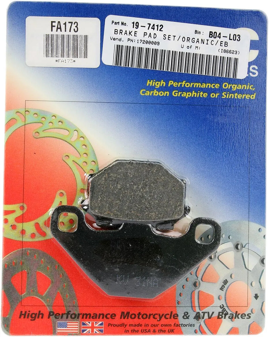 aprilia pegaso 650 [EBC] – base de pastillas de freno orgánicas “FA”