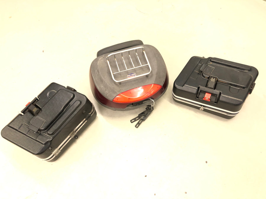 Honda GL 500 Silverwing PC02 - Kofferset Koffer Topcase mit Halterung