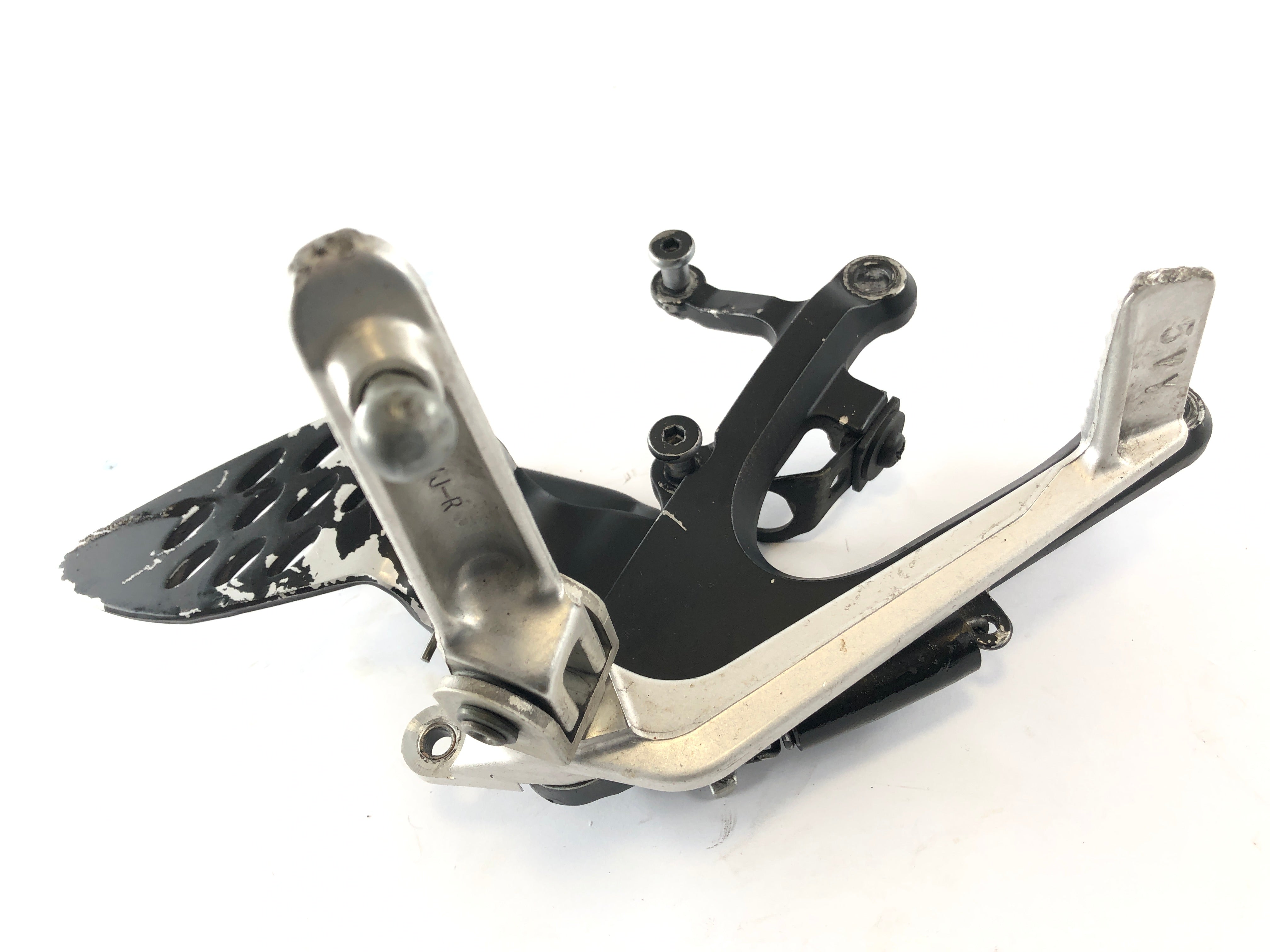 Yamaha YZF R1 RN12 [2005] - Right footrest with holder and brake pedal