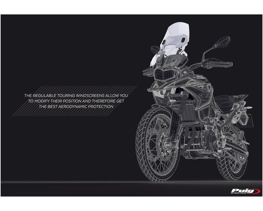 BMW F 800 GS [2025] – Adjustable screen – Transparent