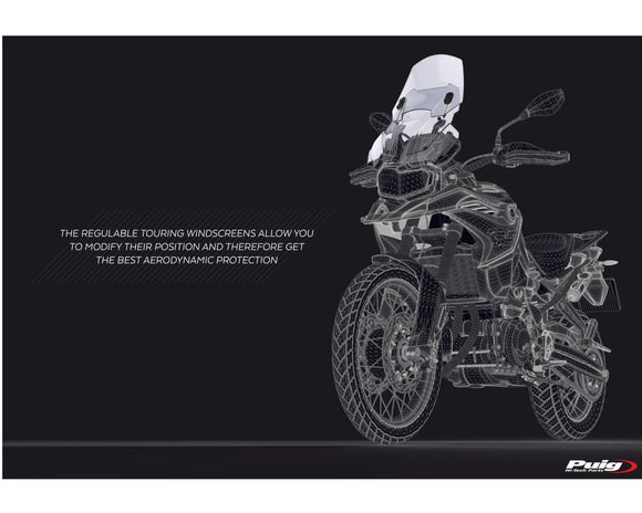 BMW F 750 GS [2024] — Регулируемый экран — Прозрачный