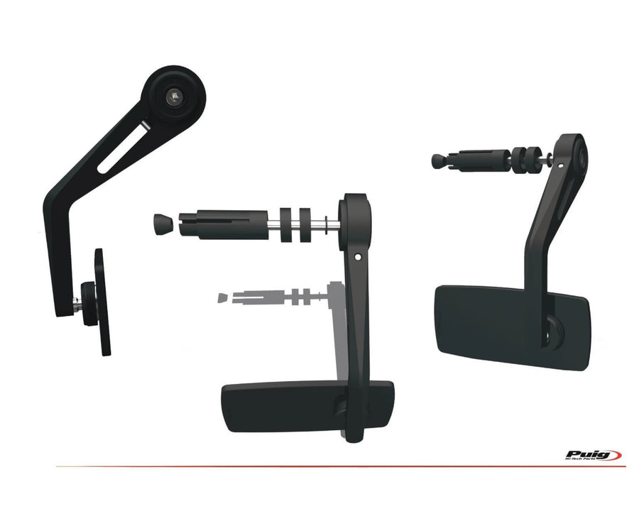 KTM 890 DUKE R [2025] – Look バックミラー – ブラック