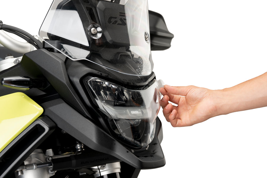 BMW F 900 GS [2025] – Påsæt forlygtebeskyttelse – Gennemsigtig