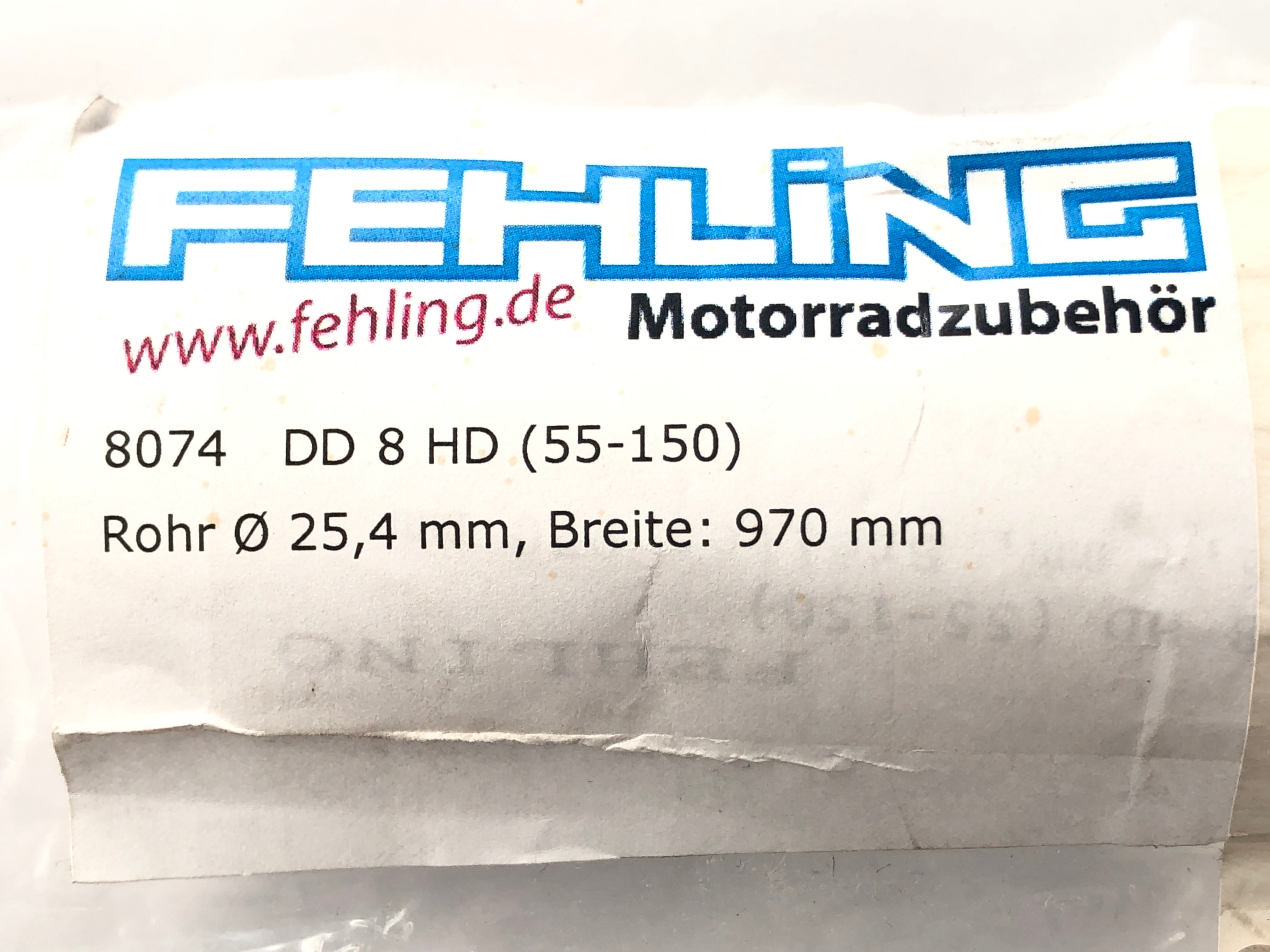 Lenker Fehling Dirty Bar [Lagerware] - Chrom 1 Zoll breite 97cm