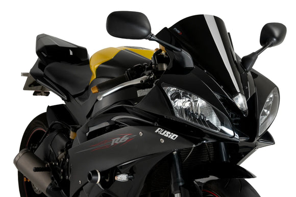YAMAHA YZF-R6 [2007] — Гоночный экран — Черный