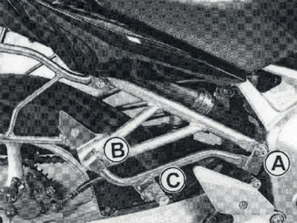 Yamaha FZ 6 [2004-2006] -Pediatric Footestrasting
