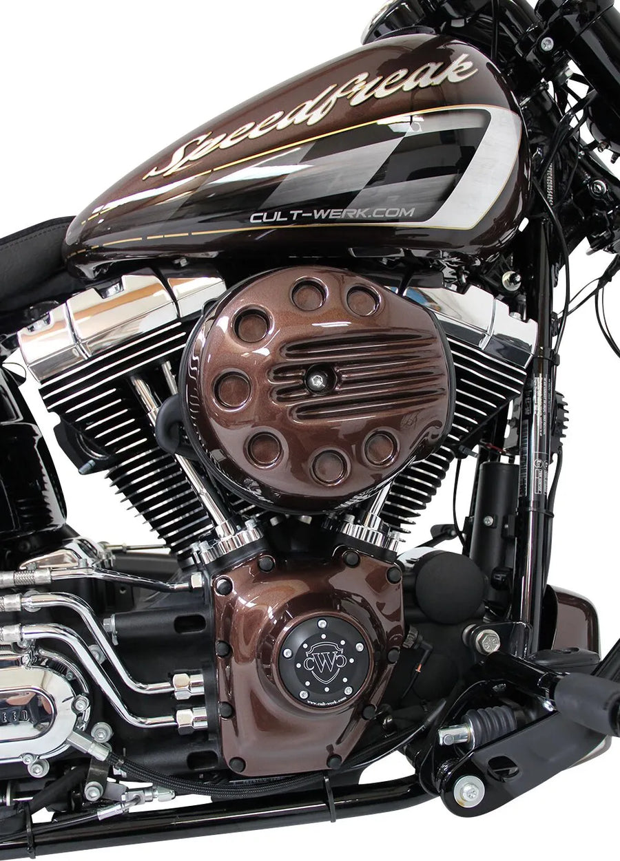 harley davidson fxsb [CULT WERK] – Luftfiltercover "Slotted"