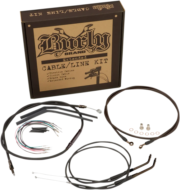 harley davidson softail street bob fxbb [BURLY BRAND] – Jail Bar cable set