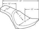 Harley Davidson FLS [DRAG SPECIALTIES] - Siège Predator 2 places-5