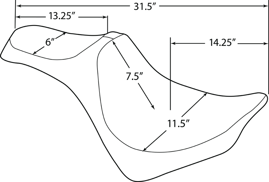 哈雷戴维森 Street Bob [DRAG SPECIALTIES] – Predator III 座椅