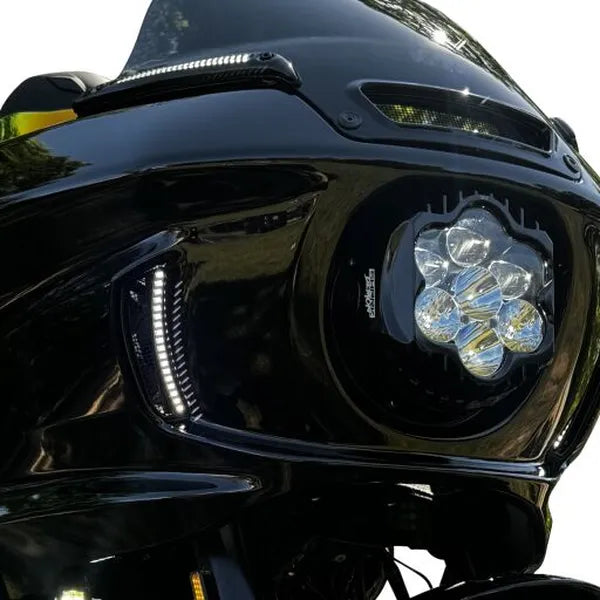 Harley-davidson LOW Rider [CUSTOM DYNAMICS] – Shark Demon 2 Performance LED fényszóró
