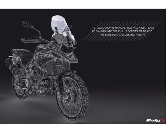 BMW F 750 GS [2024] — Регулируемое лобовое стекло — Тонировка