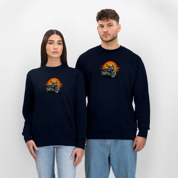 Honda nc 700 [Sudadera] - Sunset Split - Estampado en el pecho