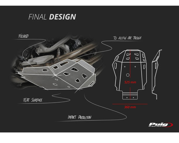 BMW F 900 GS [2025] — Защита двигателя — Серебристый