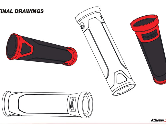 KAWASAKI Z 125 [2025] – Revving Grips – Silver