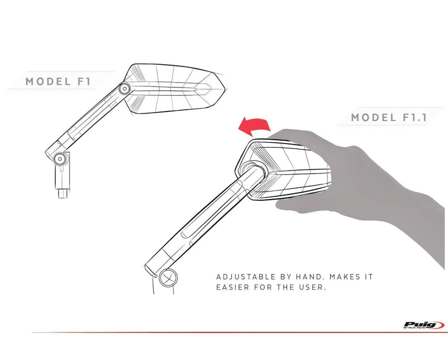 HARLEY DAVIDSON SPORTSTER S RH 1250 S [2025] – F1.1 bakspeil – svart
