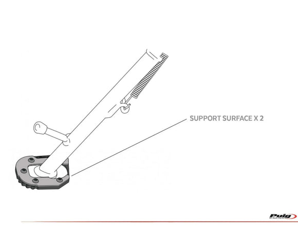 BMW R 1250 GS ADVENTURE [2024] – Extensión de caballete con suspensión deportiva