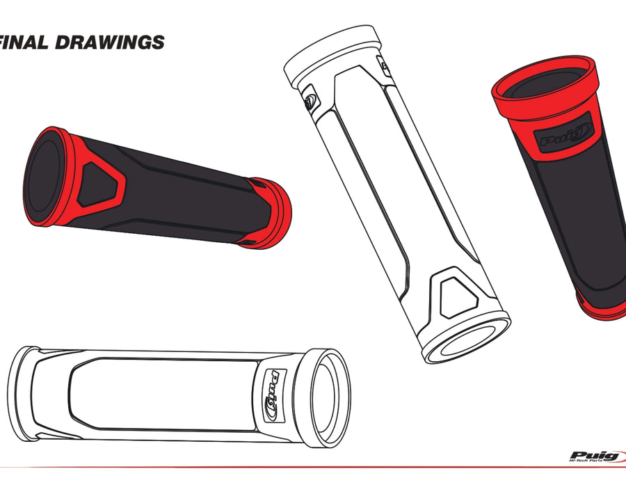 KAWASAKI Z 125 [2025] – Revving Grips – Svart