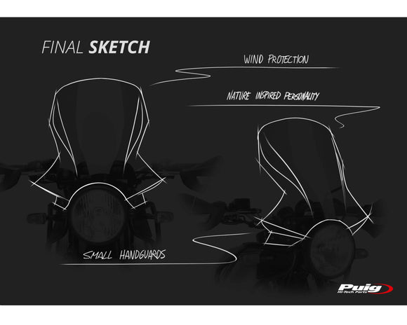 ROYAL ENFIELD HIMALAYAN 410 [2023] – Touring Screen – läpinäkyvä