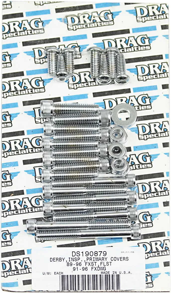 harley davidson fxsts [DRAG SPECIALTIES] – Schraubensatz für innere und äußere Primär-/Derby-/Inspektionsdeckel