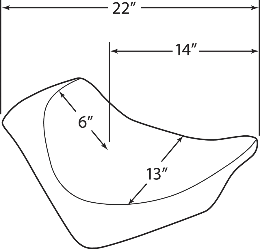 harley-davidson street bob [DRAG SPECIALTIES] – EZ-ON sólo sedadlo