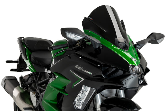 KAWASAKI NINJA H2 SX SE [2025] – obrazovka Z-Racing – černá