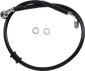 harley davidson flde [DRAG SPECIALTIES] - Conduite de frein rallongée en acier inoxydable