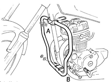 Honda CM 125 [1982-1986] - Bar pro ochranu motoru - 0