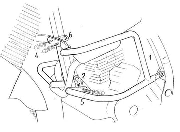 ホンダNX 650ドミネーター[1995-2002]  - モーター保護バー