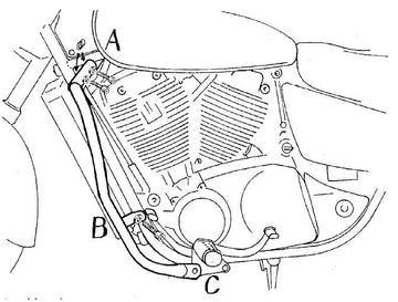 Honda VT 1100 C3 Shadow [1998-2001] - Берегающая моторная защита - 0