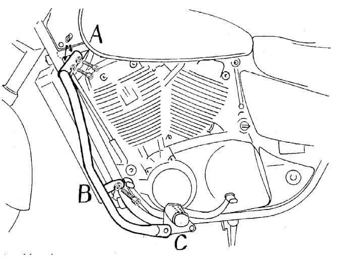 Honda VT 1100 C3 Shadow [1998-2001] - Motorschutzbügel