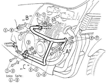 Kawasaki ZR-7 [1999-2003] -Motor Protect