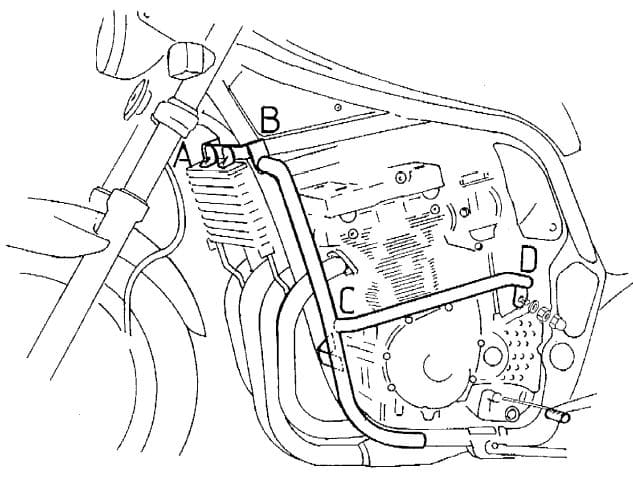 Suzuki GSF 600 S [1996-1999] - Bar pro ochranu motoru