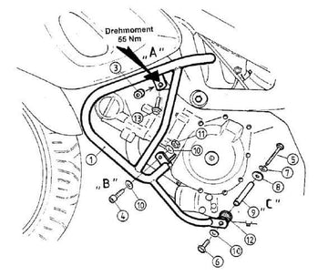 Suzuki SV 650 [1999-2002] - Motorvernstang