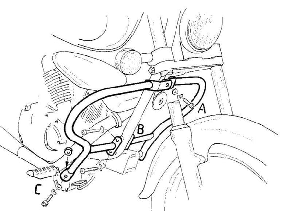 Suzuki VL 125 [1999-2007] - Motorschutzbügel